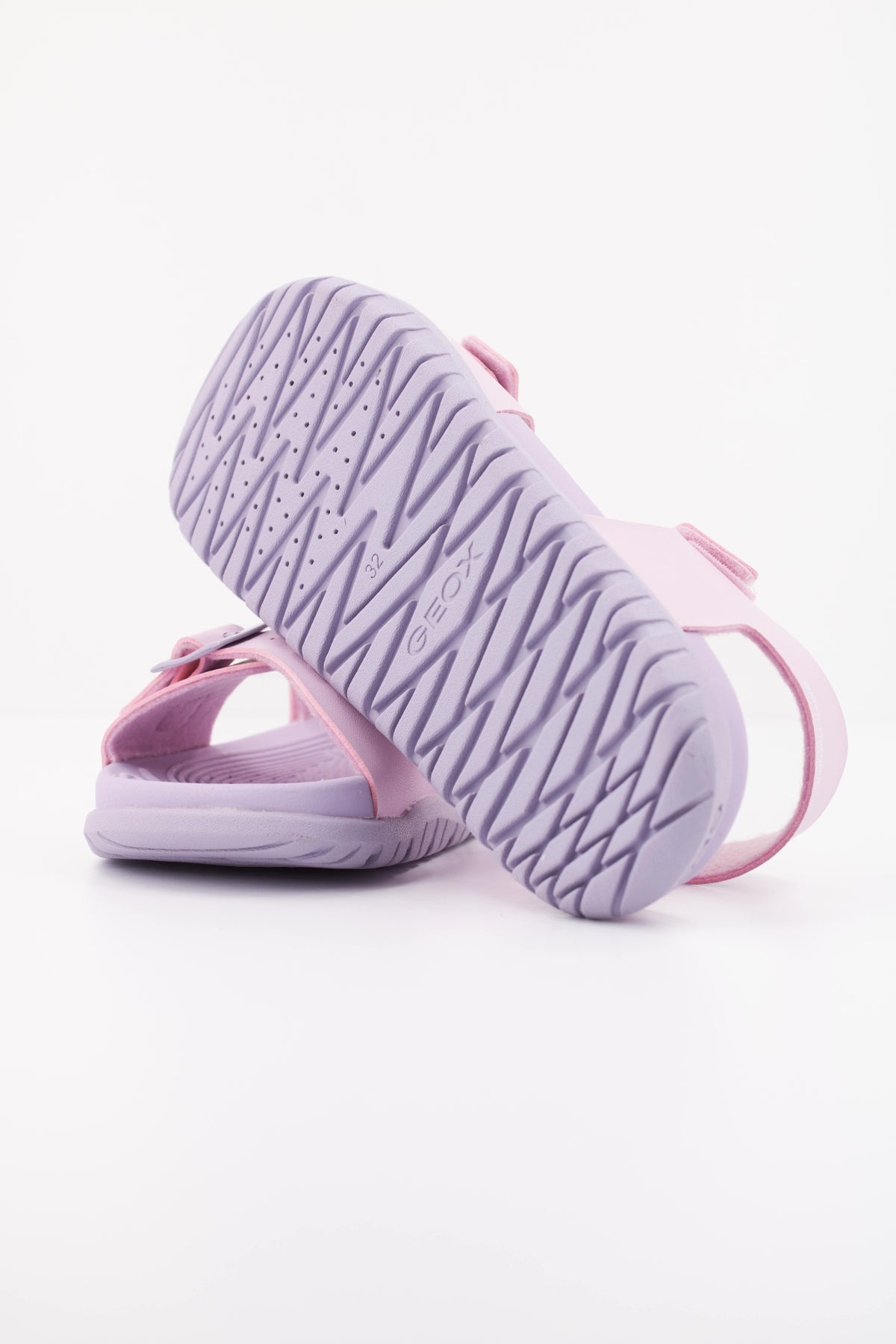 GEOX J SANDAL FUSBETTO GI en color ROSA (5)