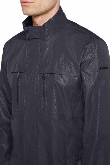 GEOX M VINCIT SHORT JKT en color AZUL (4)