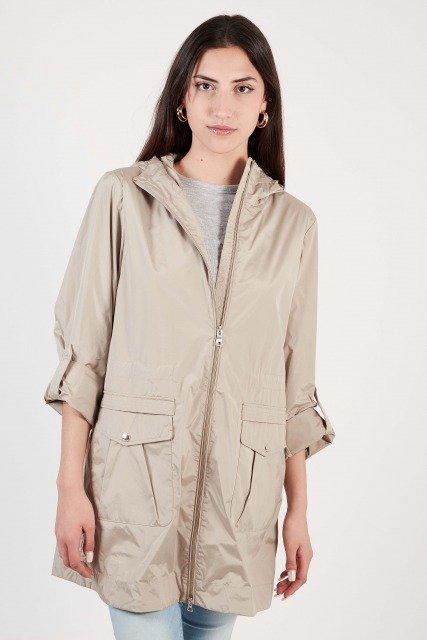 GEOX W DANDRA PARKA en color BEIS (1)