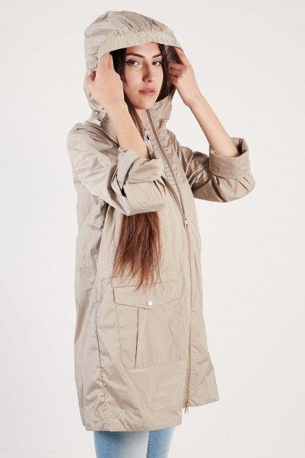 GEOX W DANDRA PARKA en color BEIS (4)