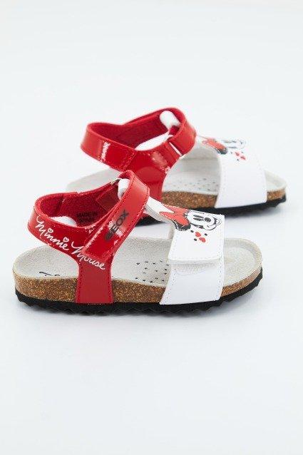GEOX B SANDAL CHALKI GIRL en color ROJO (2)