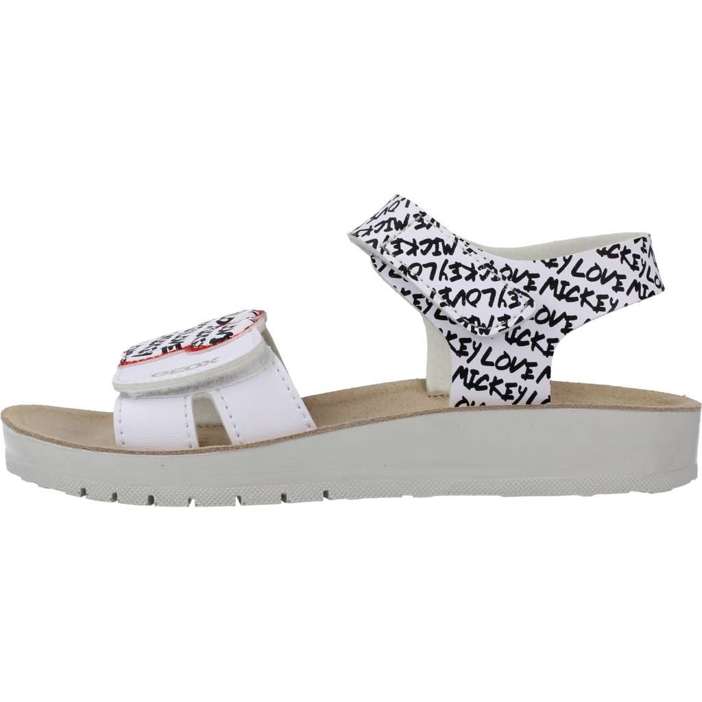 GEOX J SANDAL COSTAREI GI en color BLANCO (2)