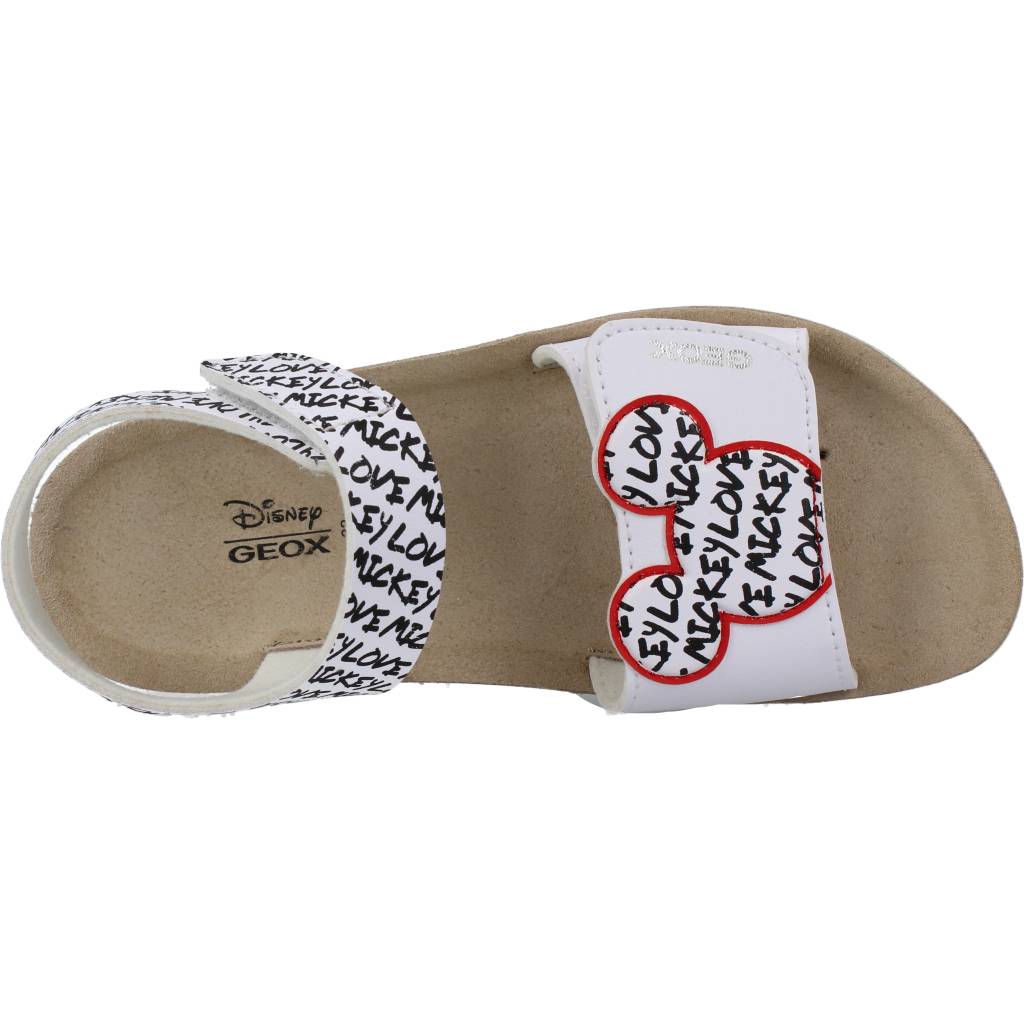 GEOX J SANDAL COSTAREI GI en color BLANCO (7)