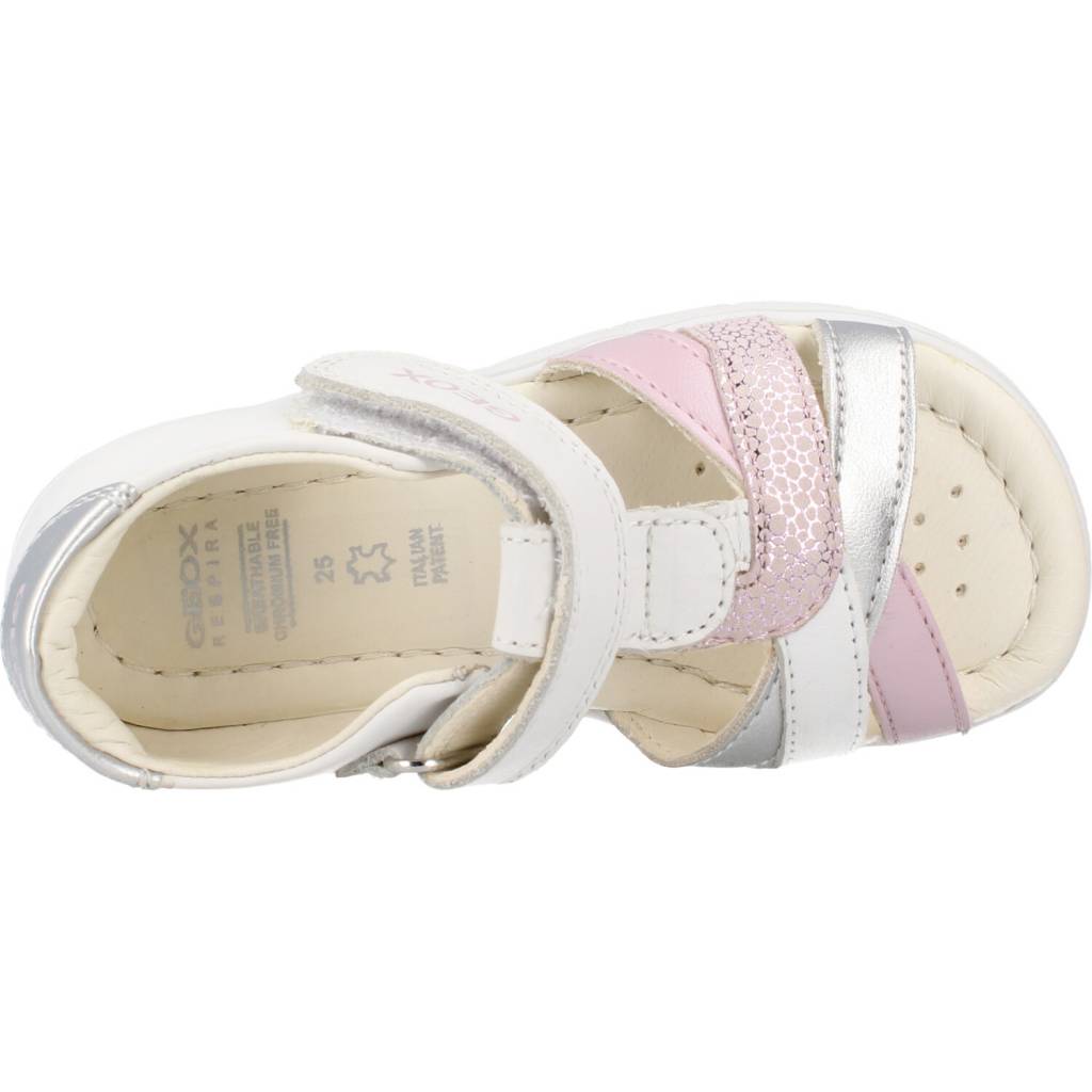 GEOX B SANDAL ALUL GIRL D en color BLANCO (7)