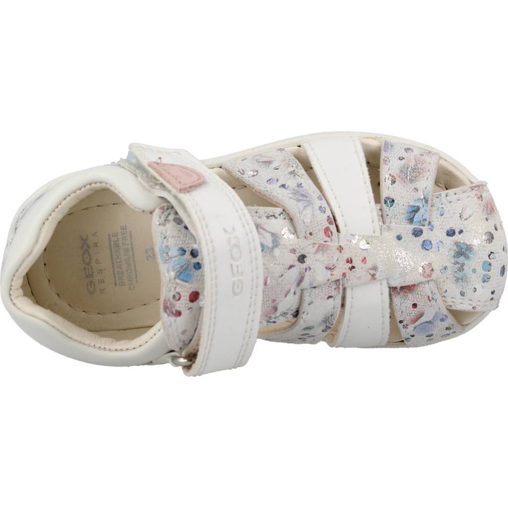 GEOX B SANDAL MACCHIA GIR en color BLANCO (7)
