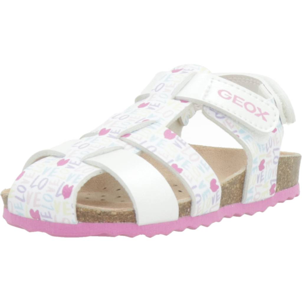 GEOX SANDAL CHALKI GIRL en color BLANCO (1)