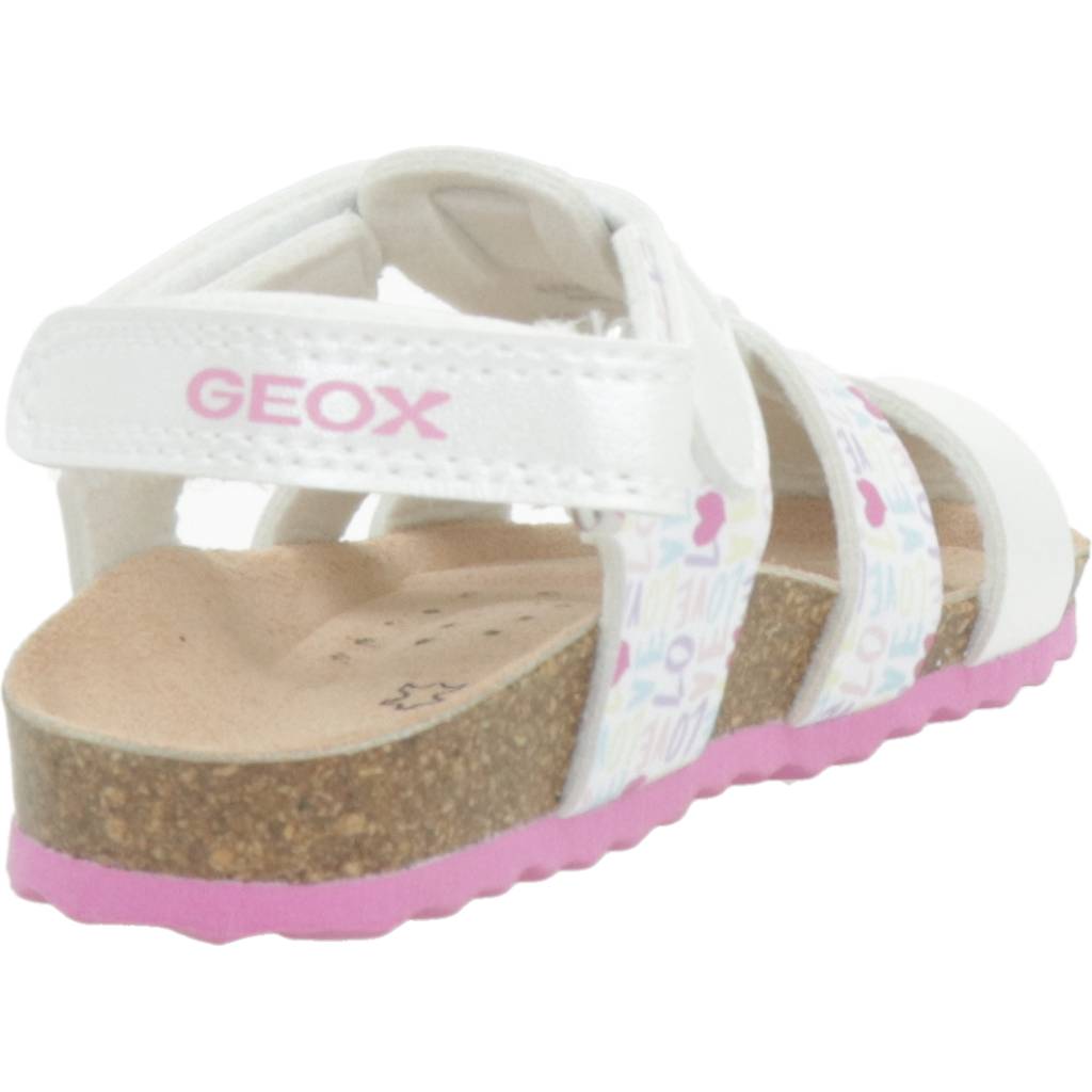 GEOX SANDAL CHALKI GIRL en color BLANCO (3)