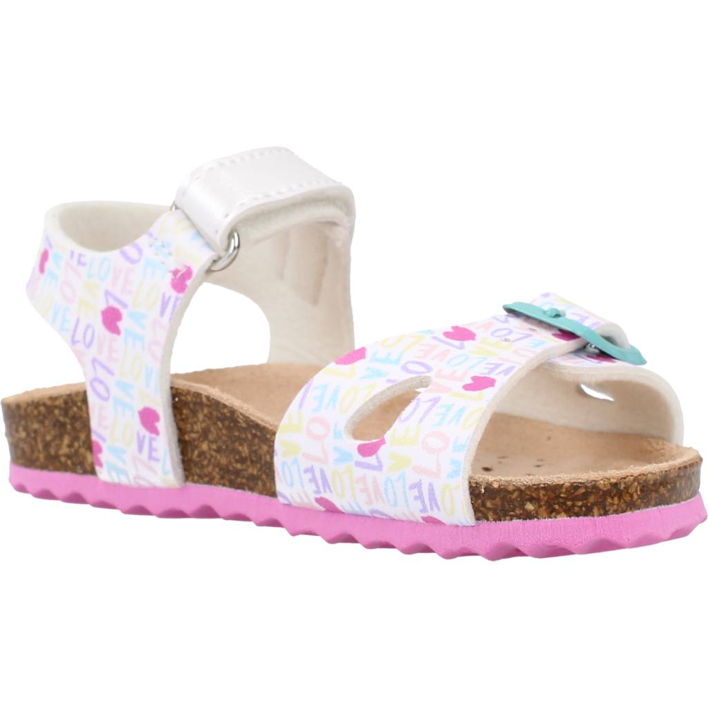 GEOX B SANDAL CHALKI GIRL en color BLANCO (5)
