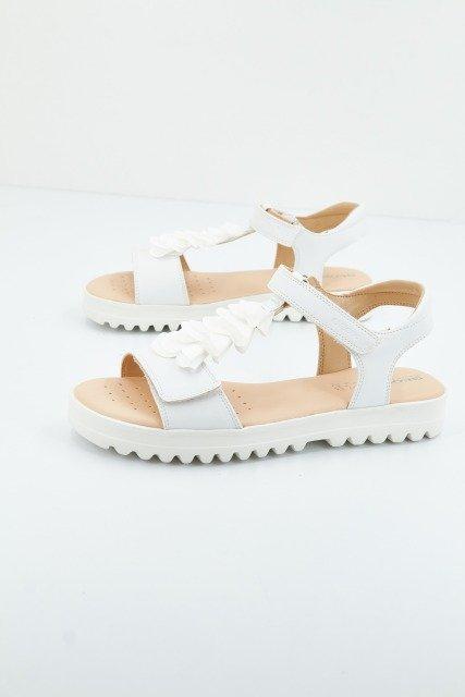 GEOX J SANDAL CORALIE GIR en color BLANCO (1)