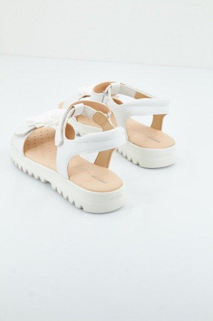 GEOX J SANDAL CORALIE GIR en color BLANCO (3)