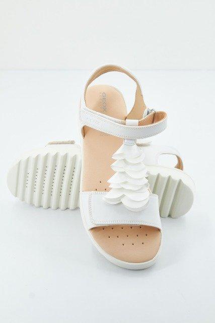GEOX J SANDAL CORALIE GIR en color BLANCO (4)
