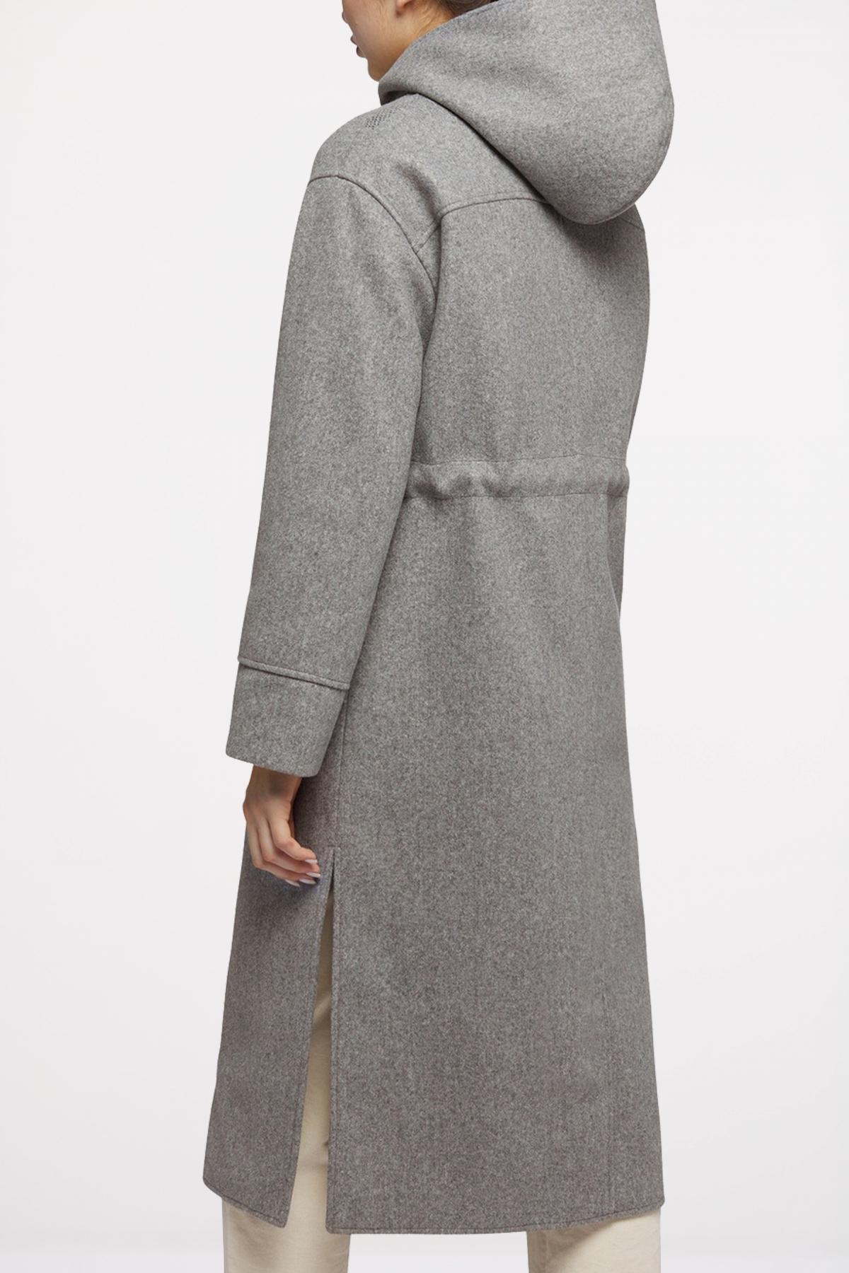 GEOX W DORALEA LONG COAT en color GRIS (3)