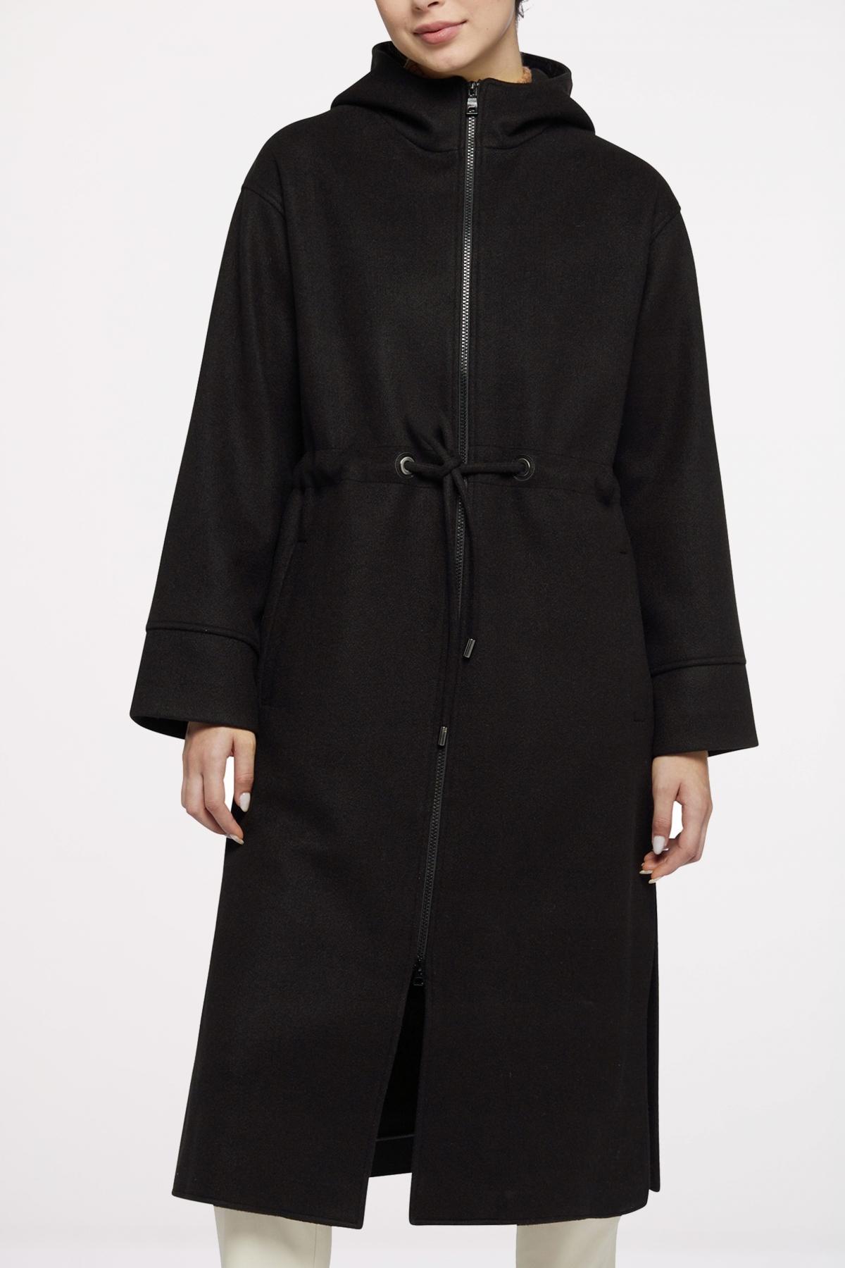 GEOX W DORALEA LONG COAT en color NEGRO (1)