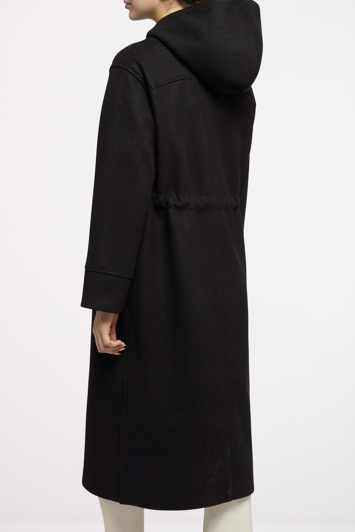 GEOX W DORALEA LONG COAT en color NEGRO (3)