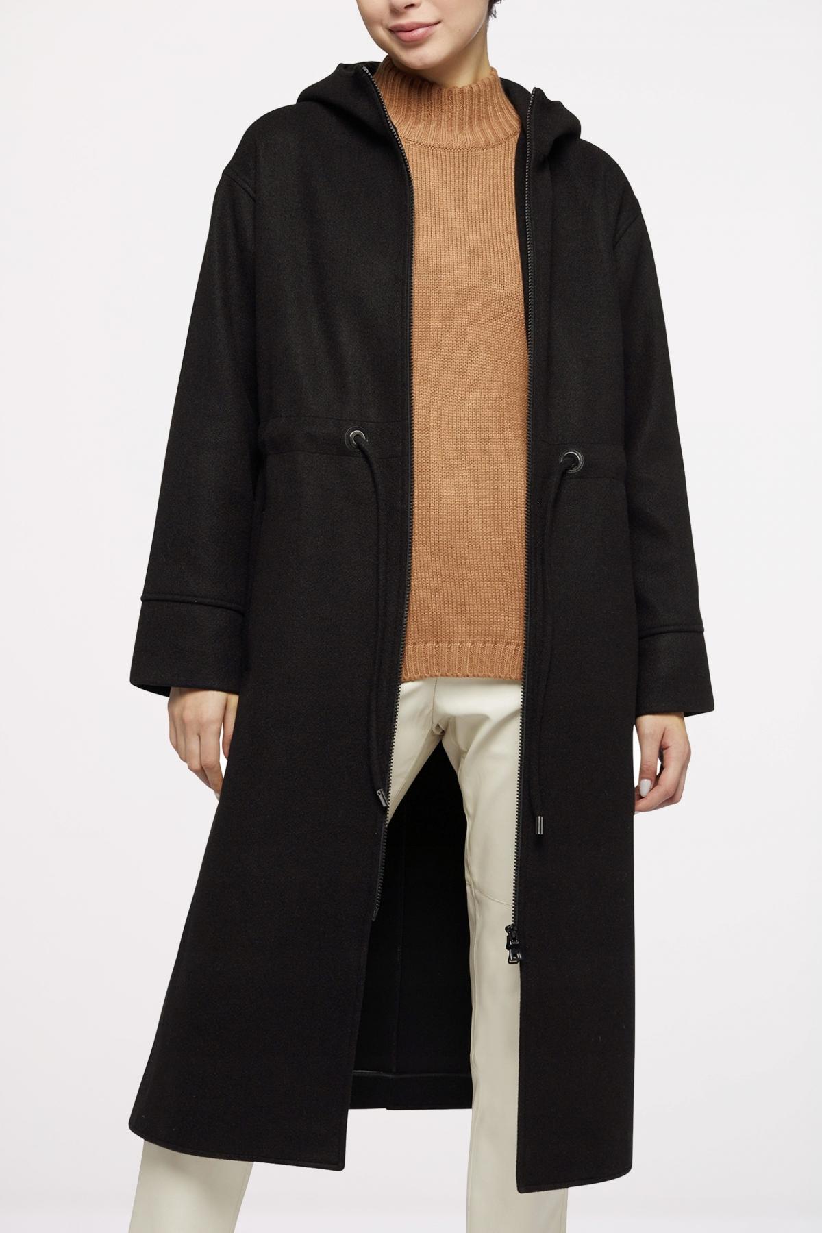 GEOX W DORALEA LONG COAT en color NEGRO (4)
