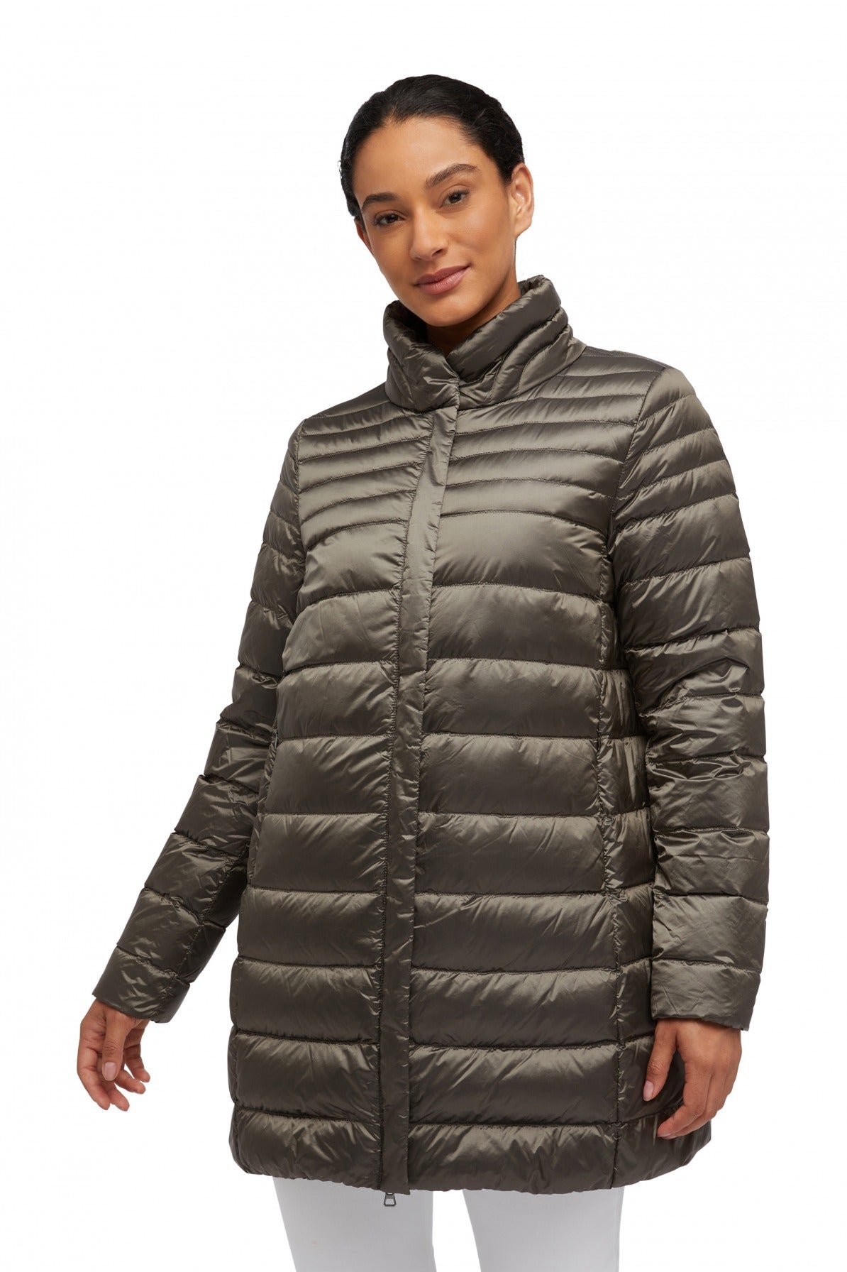 GEOX W JAYSEN COAT en color GRIS (1)