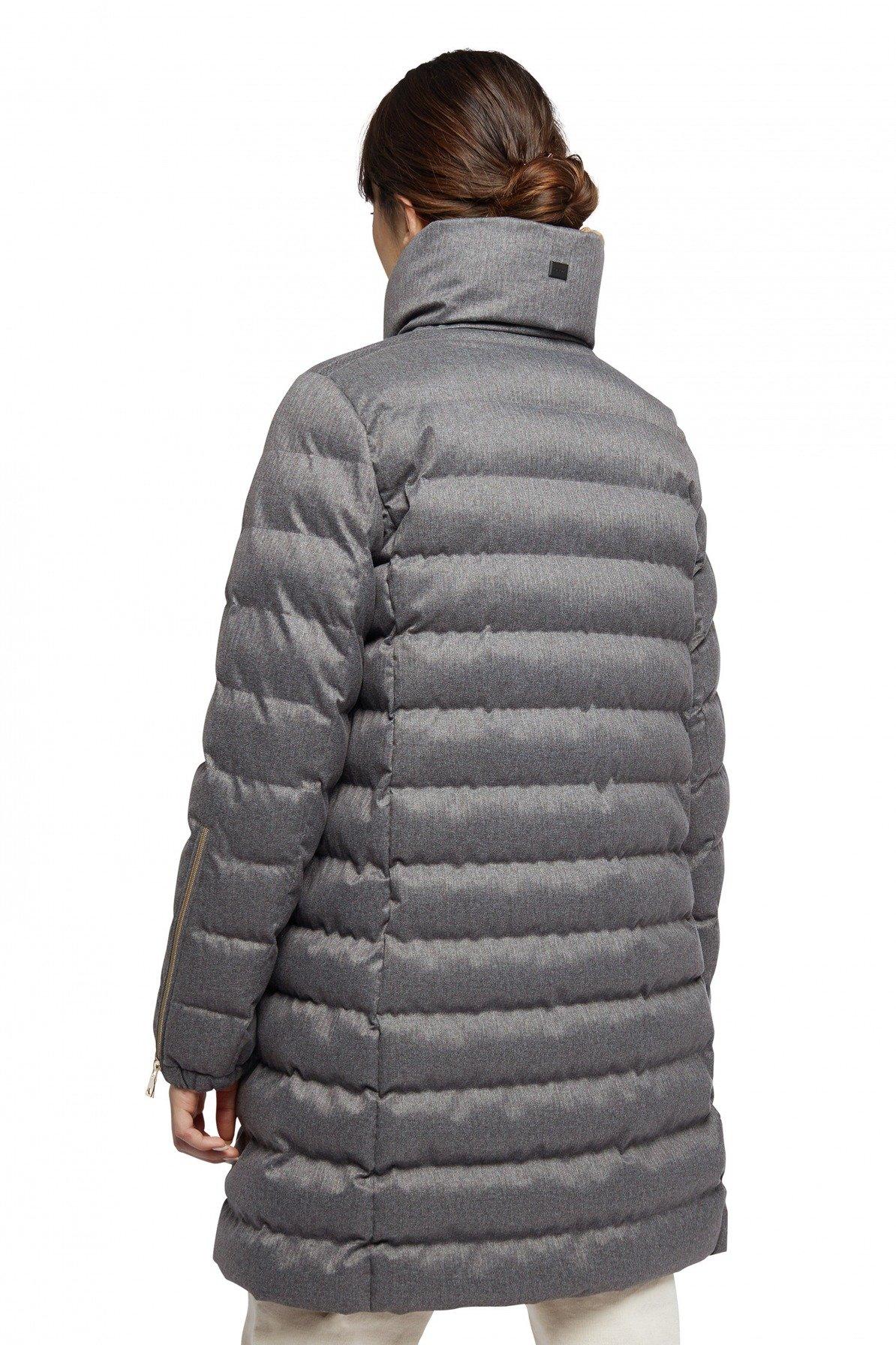 GEOX W ILDE PARKA FLANPRINTED en color GRIS (4)