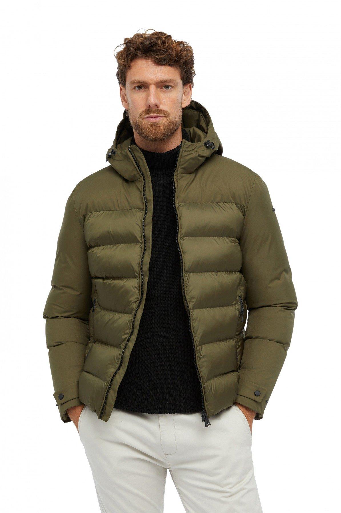 GEOX M SAPIENZA HOOD JKT en color VERDE (3)