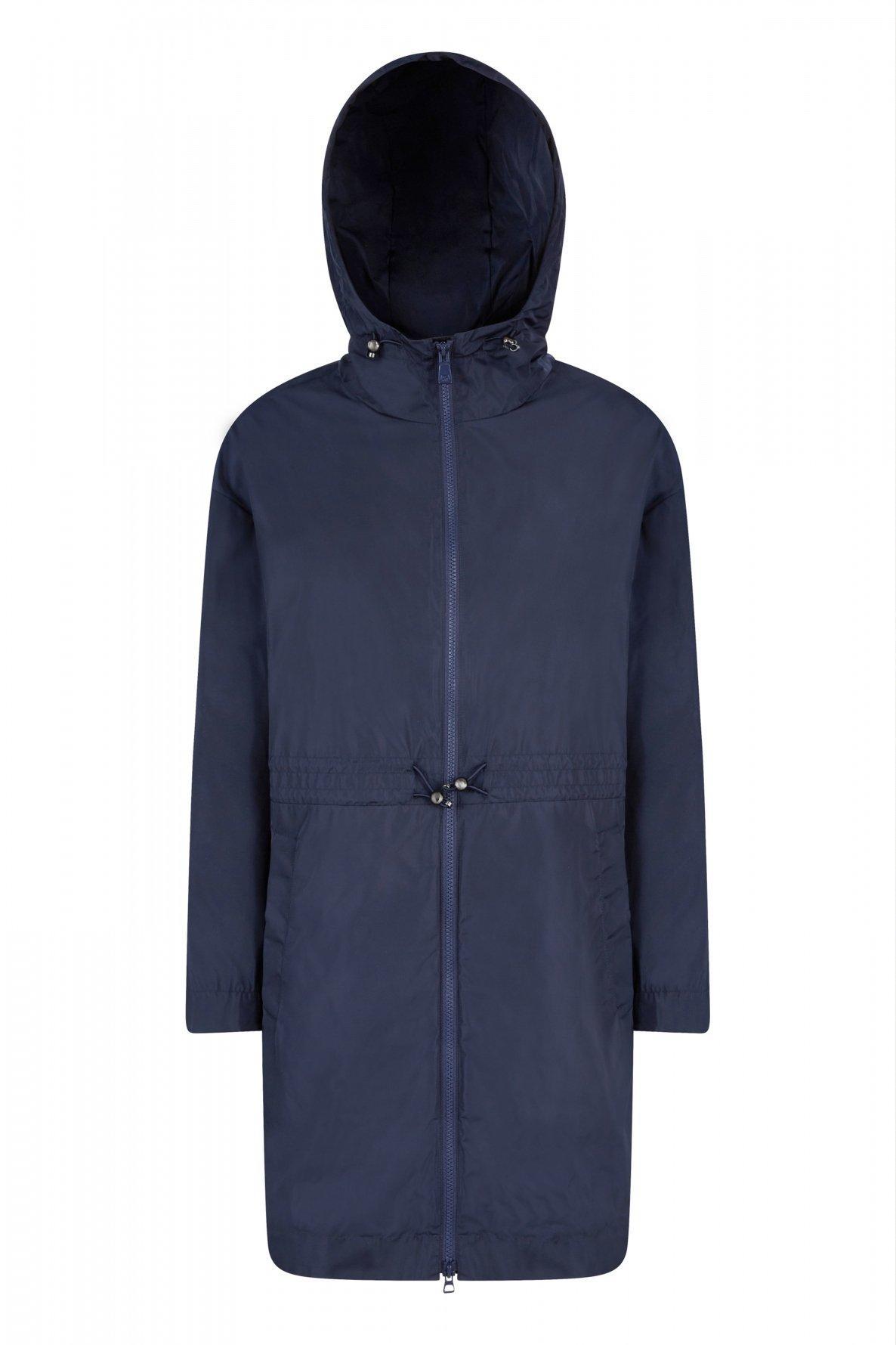 GEOX W BULMYA LONG PARKA en color AZUL (2)