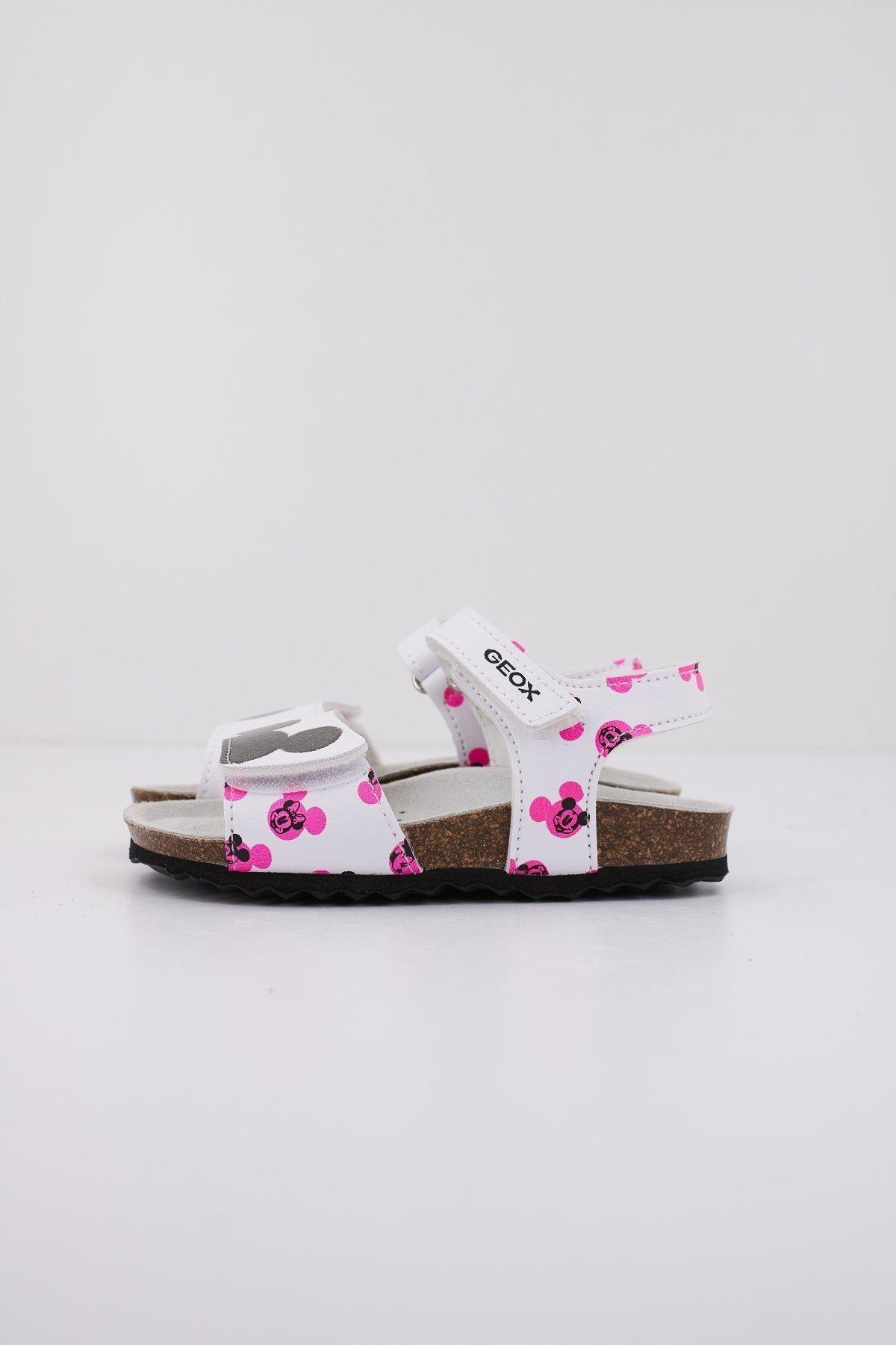GEOX B SANDAL CHALKI GIRL en color BLANCO (1)