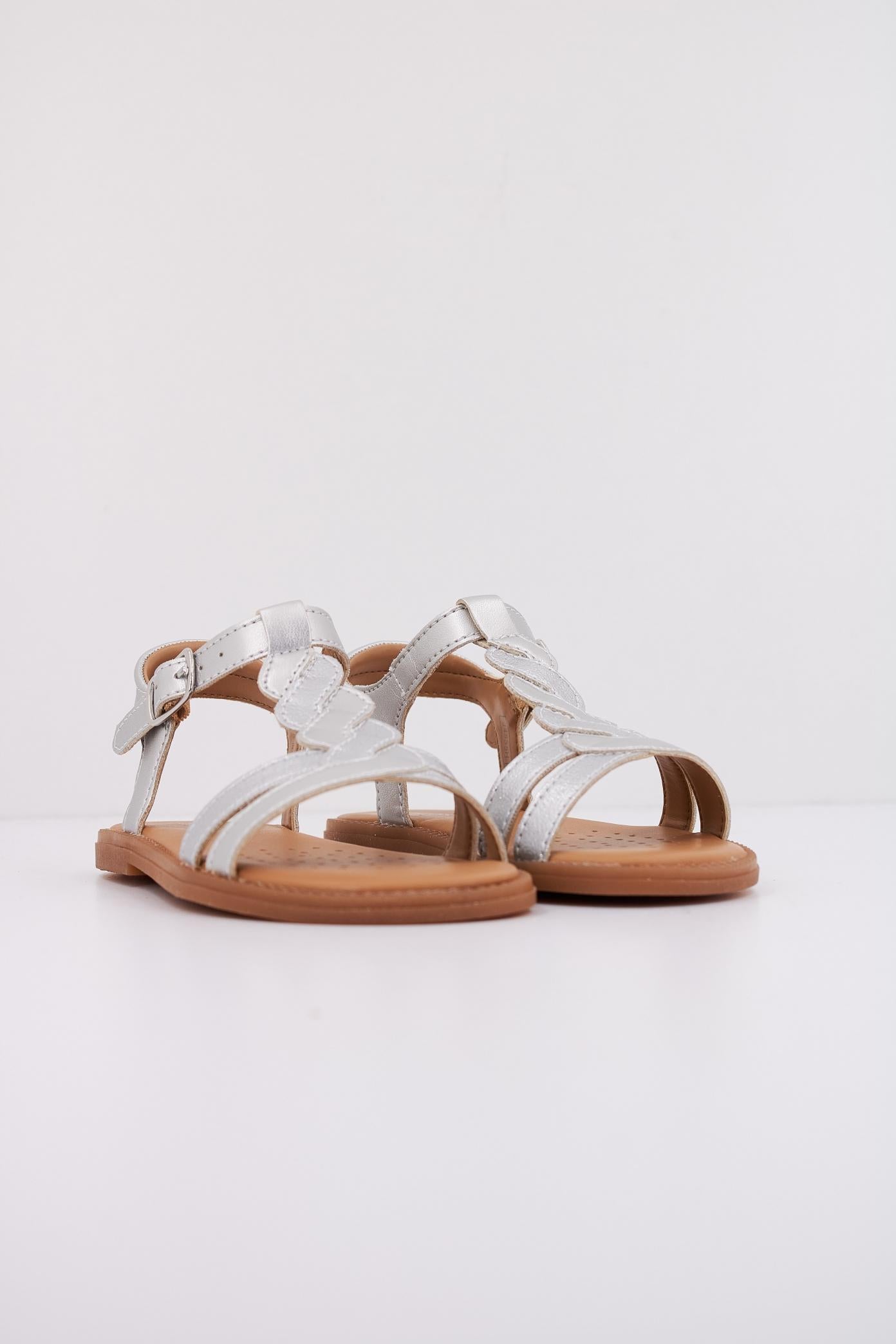 GEOX J SANDAL KARLY GIRL en color PLATA (2)