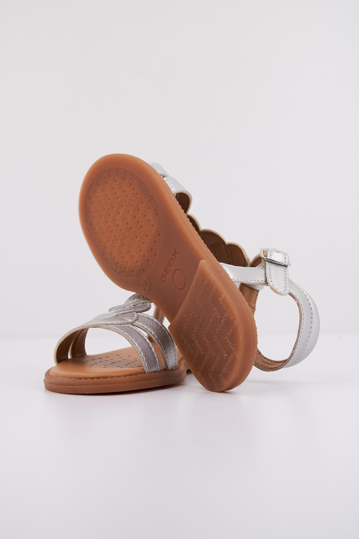 GEOX J SANDAL KARLY GIRL en color PLATA (5)