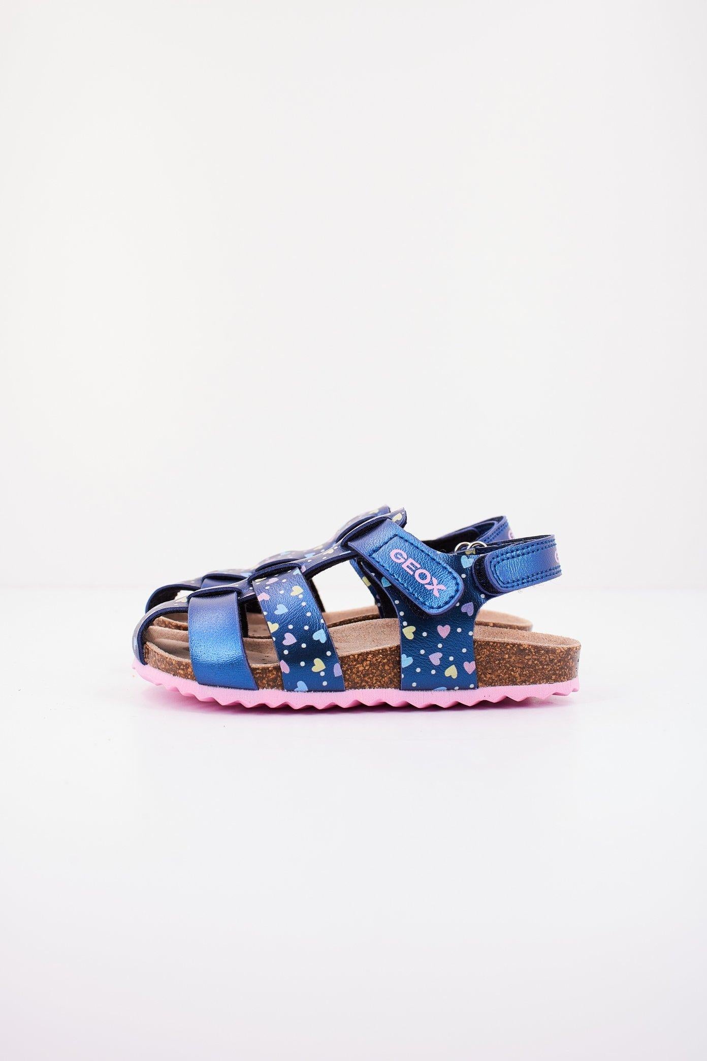 GEOX B SANDAL CHALKI GIRL en color AZUL (1)