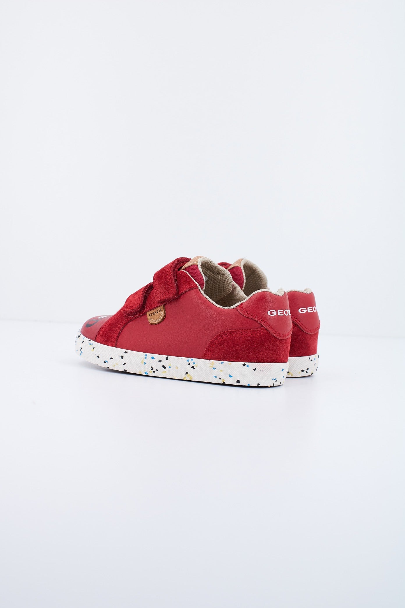 GEOX B.C NAPPA + SUEDE en color ROJO (3)