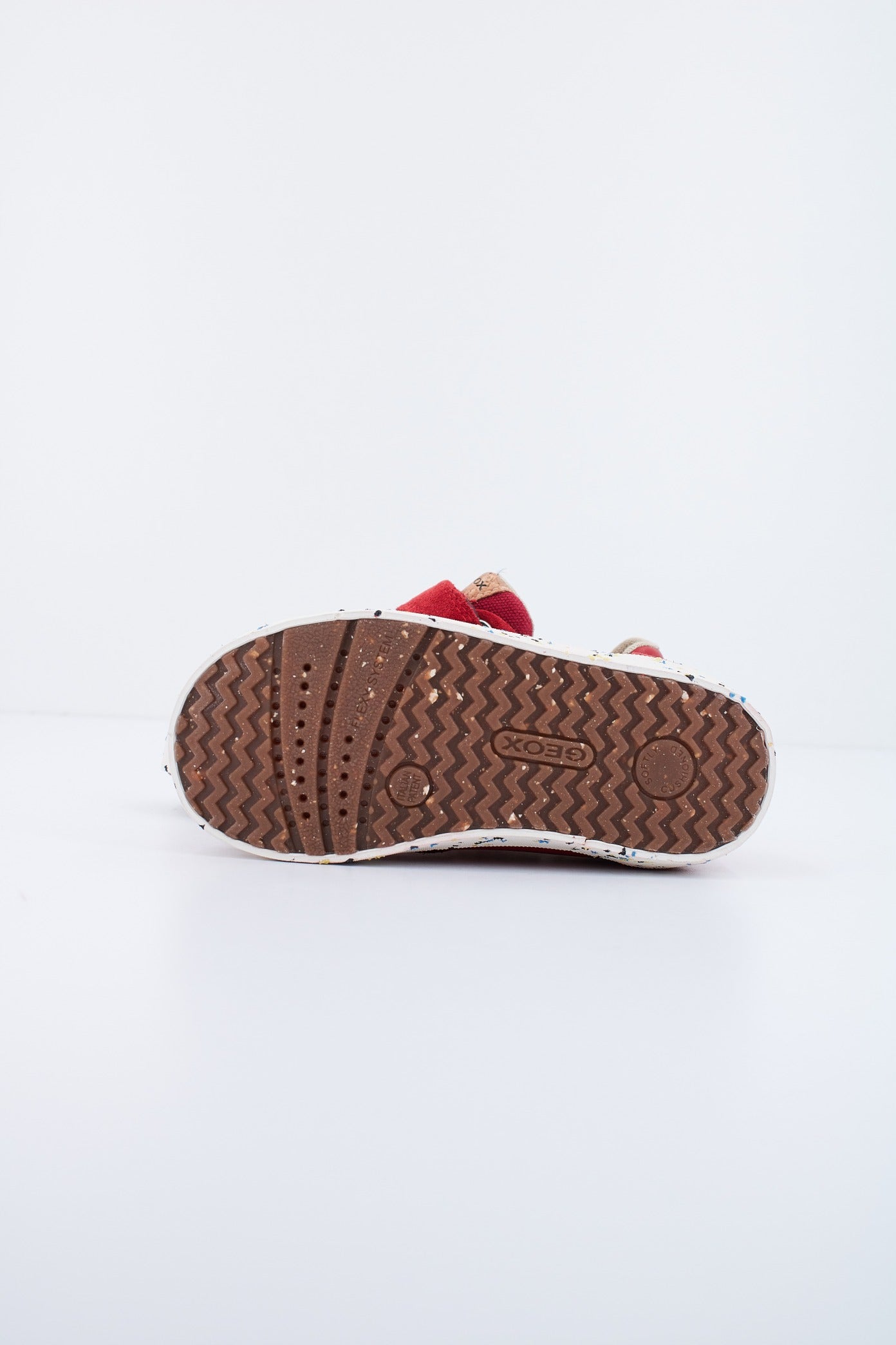 GEOX B.C NAPPA + SUEDE en color ROJO (4)