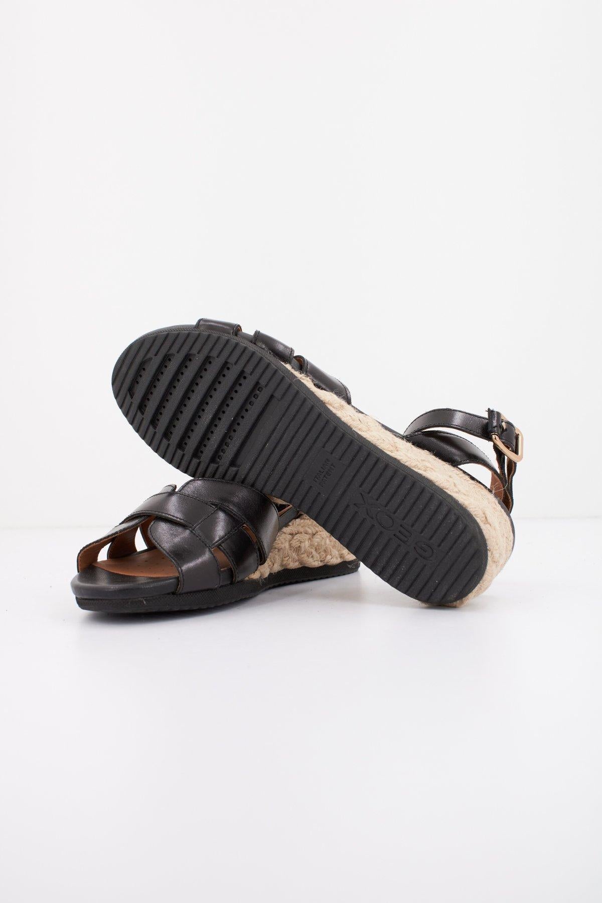 GEOX D ISCHIA CORDA en color NEGRO (4)