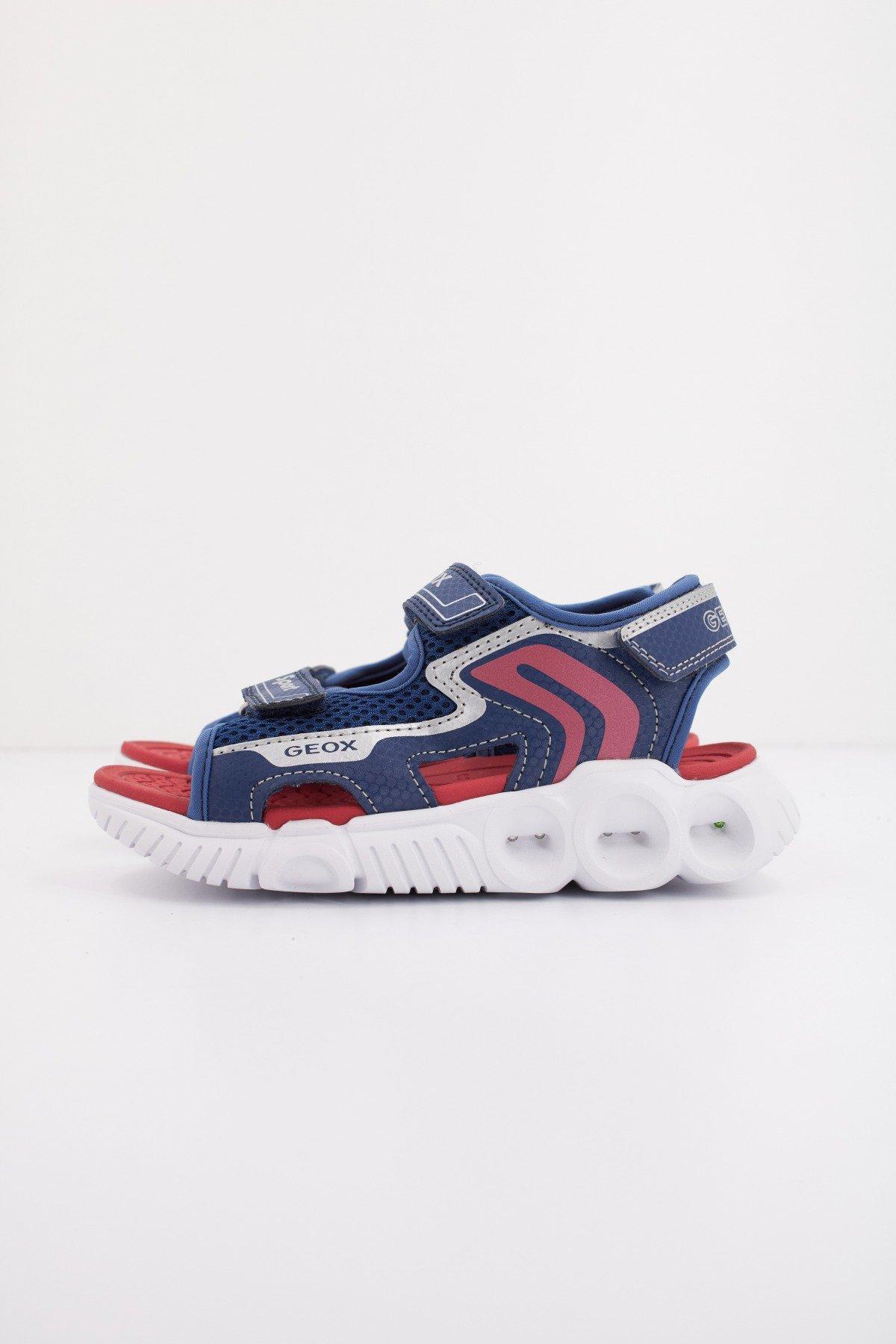 GEOX J SANDAL WROOM BOY en color AZUL (1)