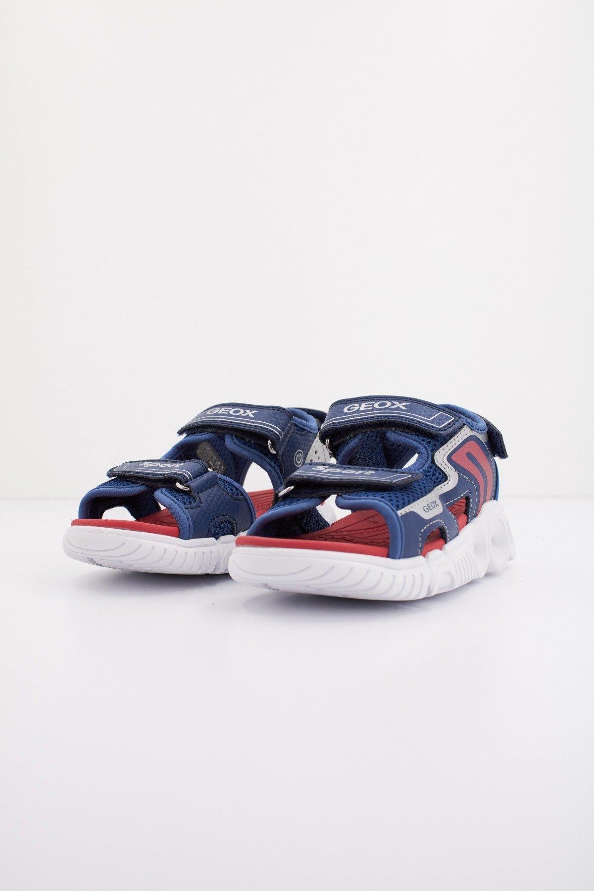 GEOX J SANDAL WROOM BOY en color AZUL (2)