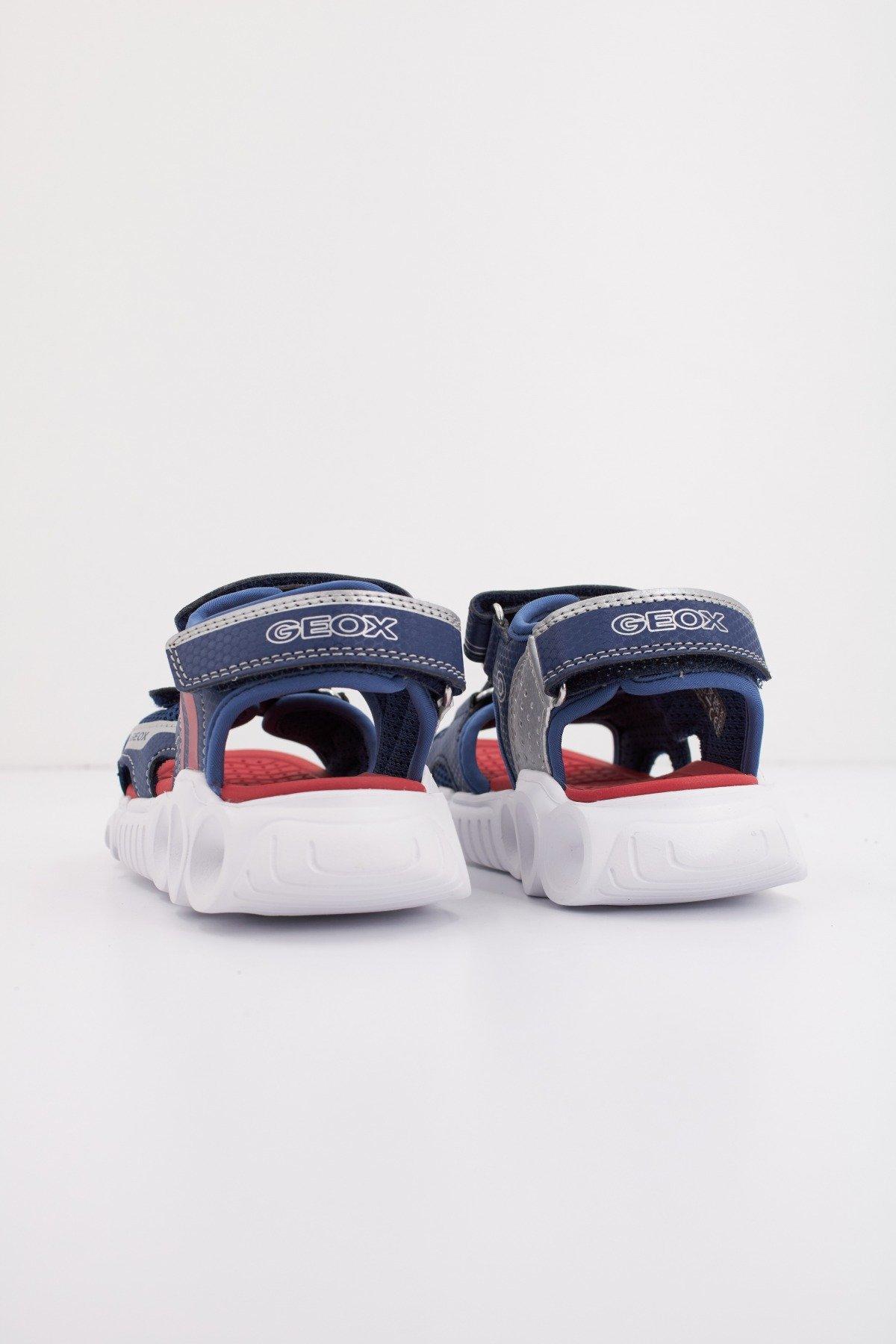 GEOX J SANDAL WROOM BOY en color AZUL (3)