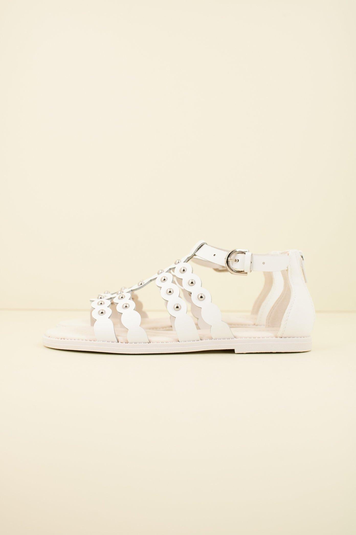GEOX J SANDAL KARLY GIRL en color BLANCO (1)