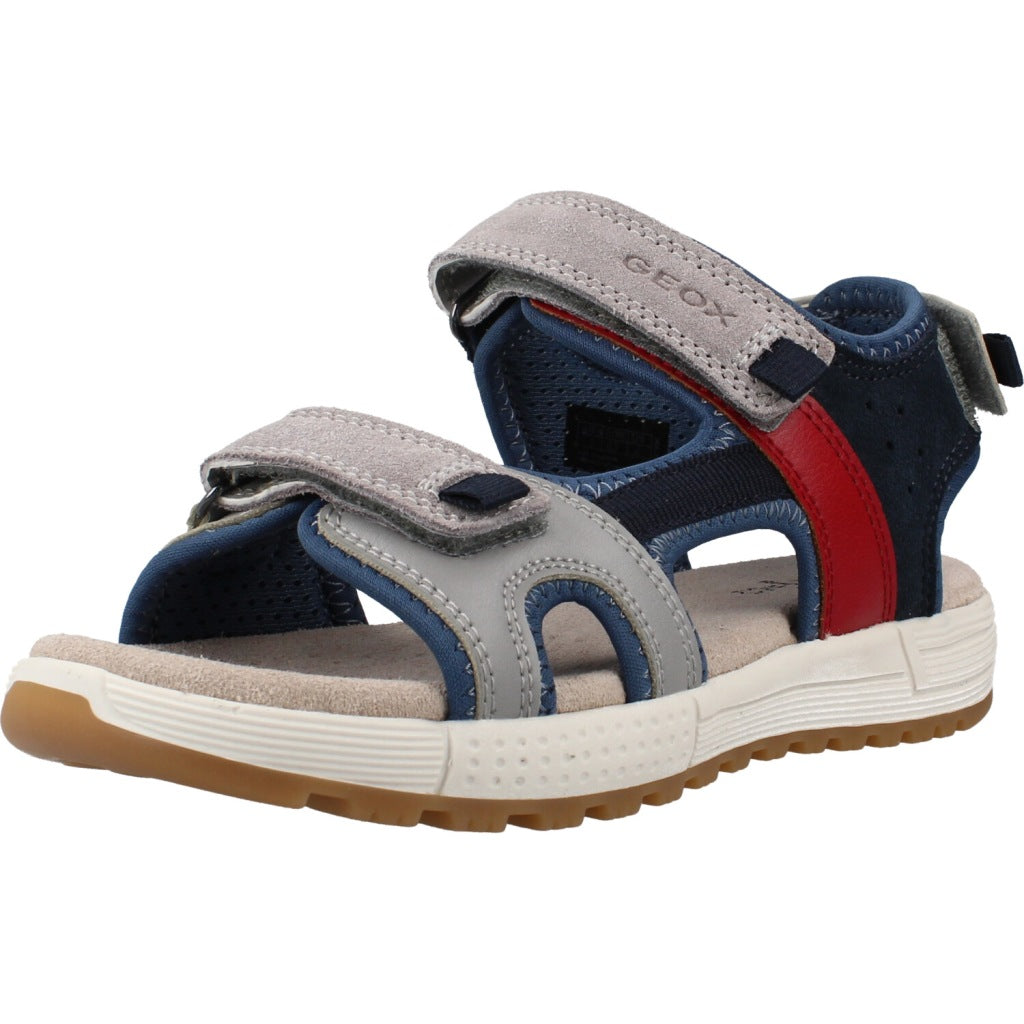 GEOX J SANDAL ALBEN BOY en color GRIS (1)