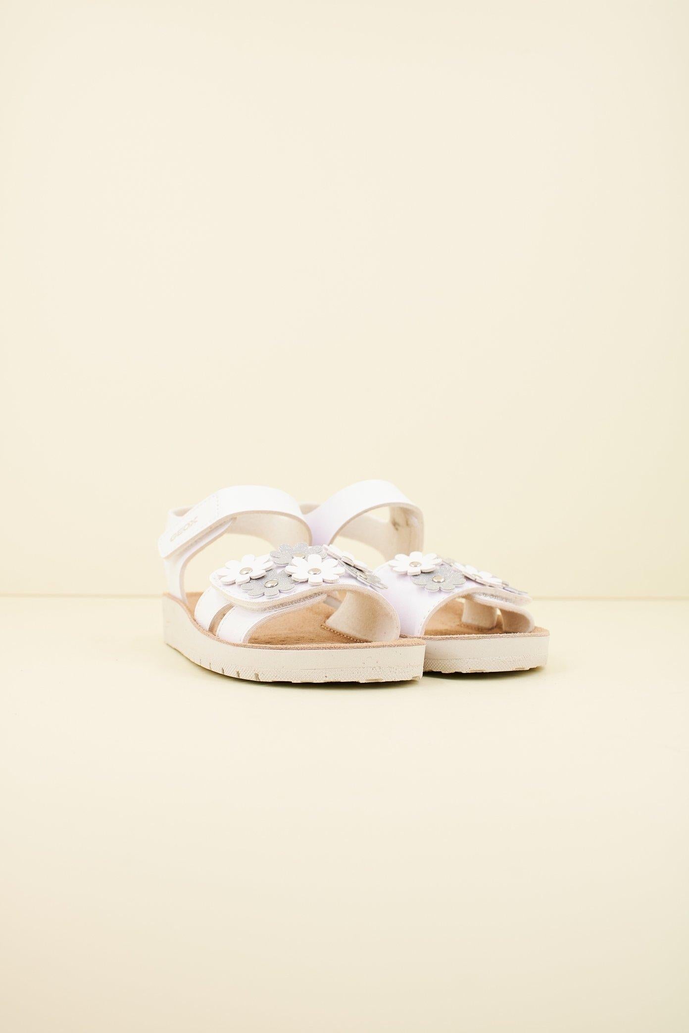 GEOX J SANDAL COSTAREI GI en color BLANCO (2)