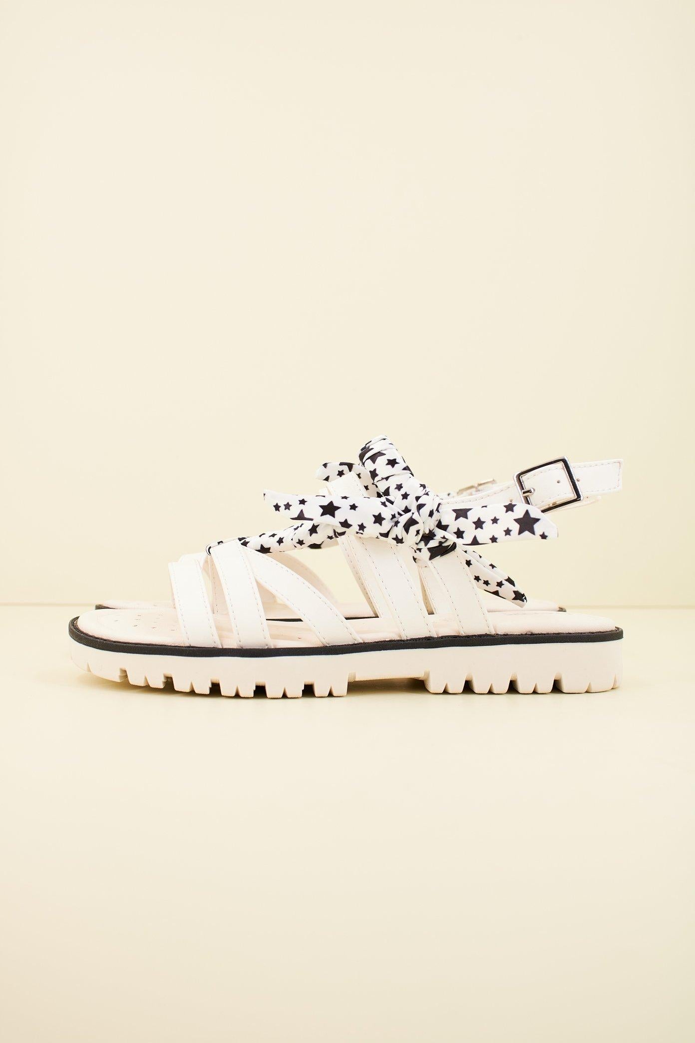 GEOX J SANDAL STARBLUSH G en color BLANCO (1)