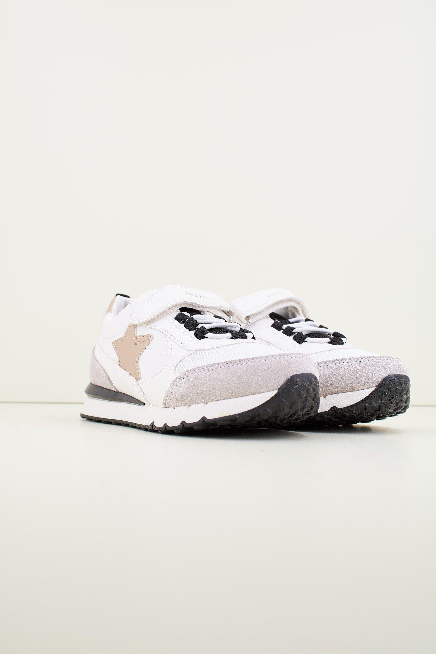 GEOX J FASTICS GIRL en color BLANCO (2)