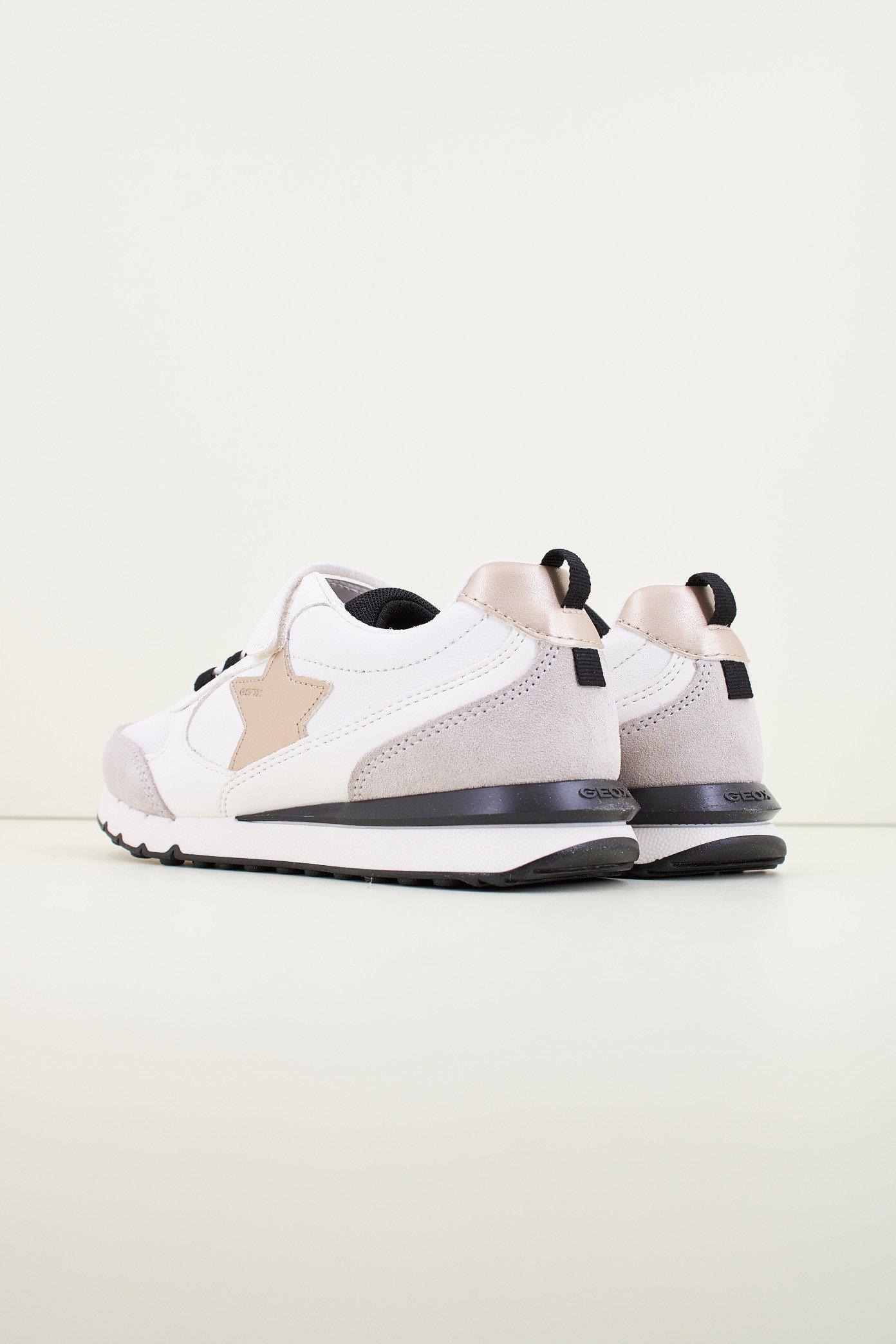 GEOX J FASTICS GIRL en color BLANCO (3)