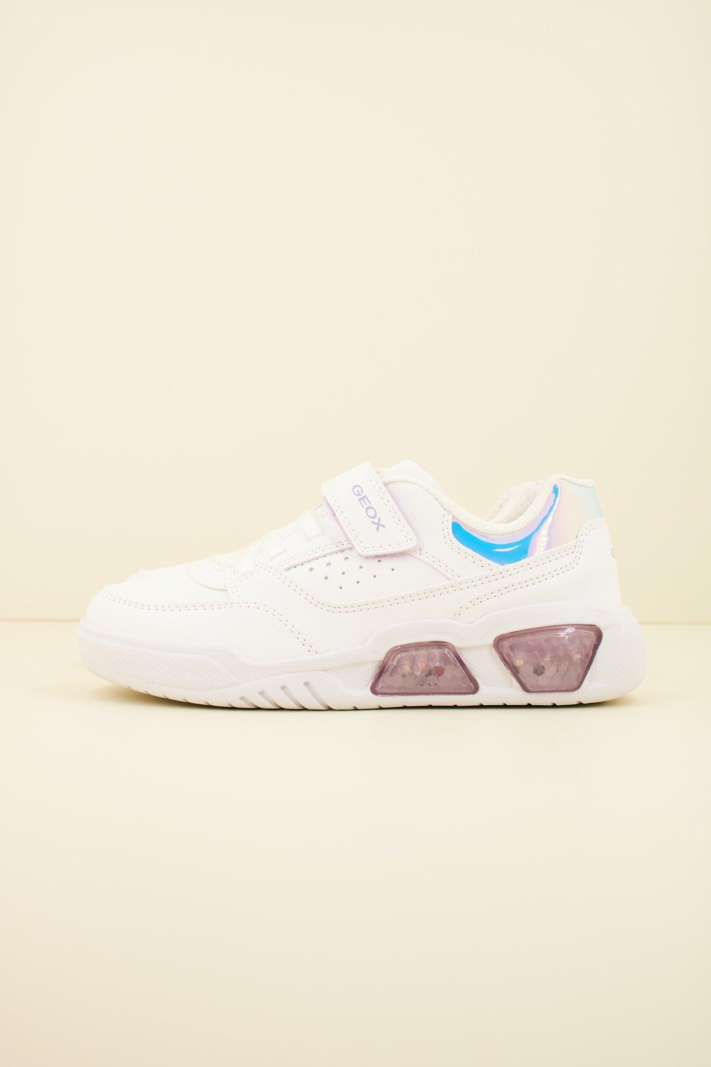 GEOX J ILLUMINUS GIRL en color BLANCO (1)