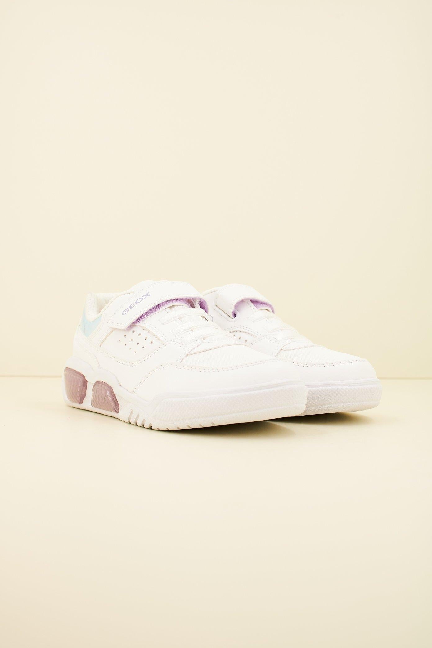 GEOX J ILLUMINUS GIRL en color BLANCO (2)
