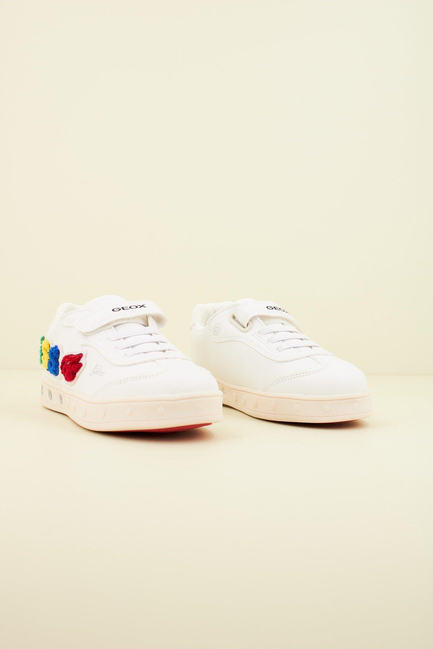 GEOX J SKYLIN GIRL en color BLANCO (2)
