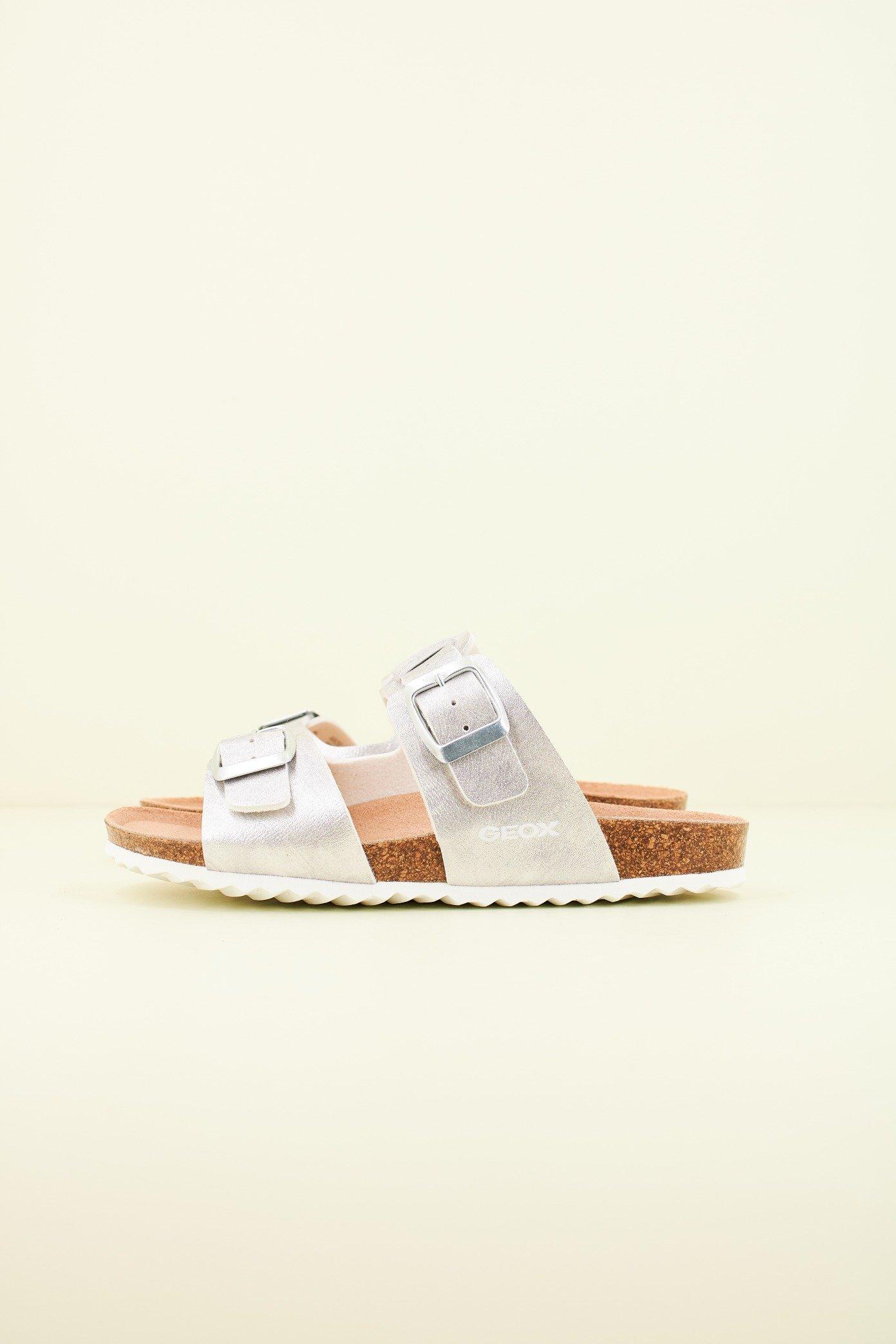 GEOX J ADRIEL GIRL en color PLATA (1)