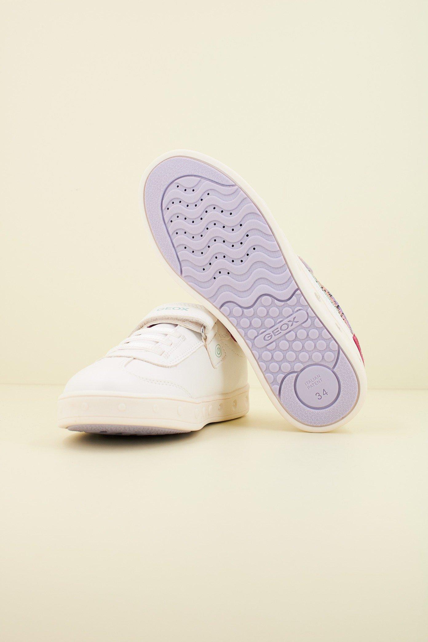 GEOX J SKYLIN GIRL en color BLANCO (4)