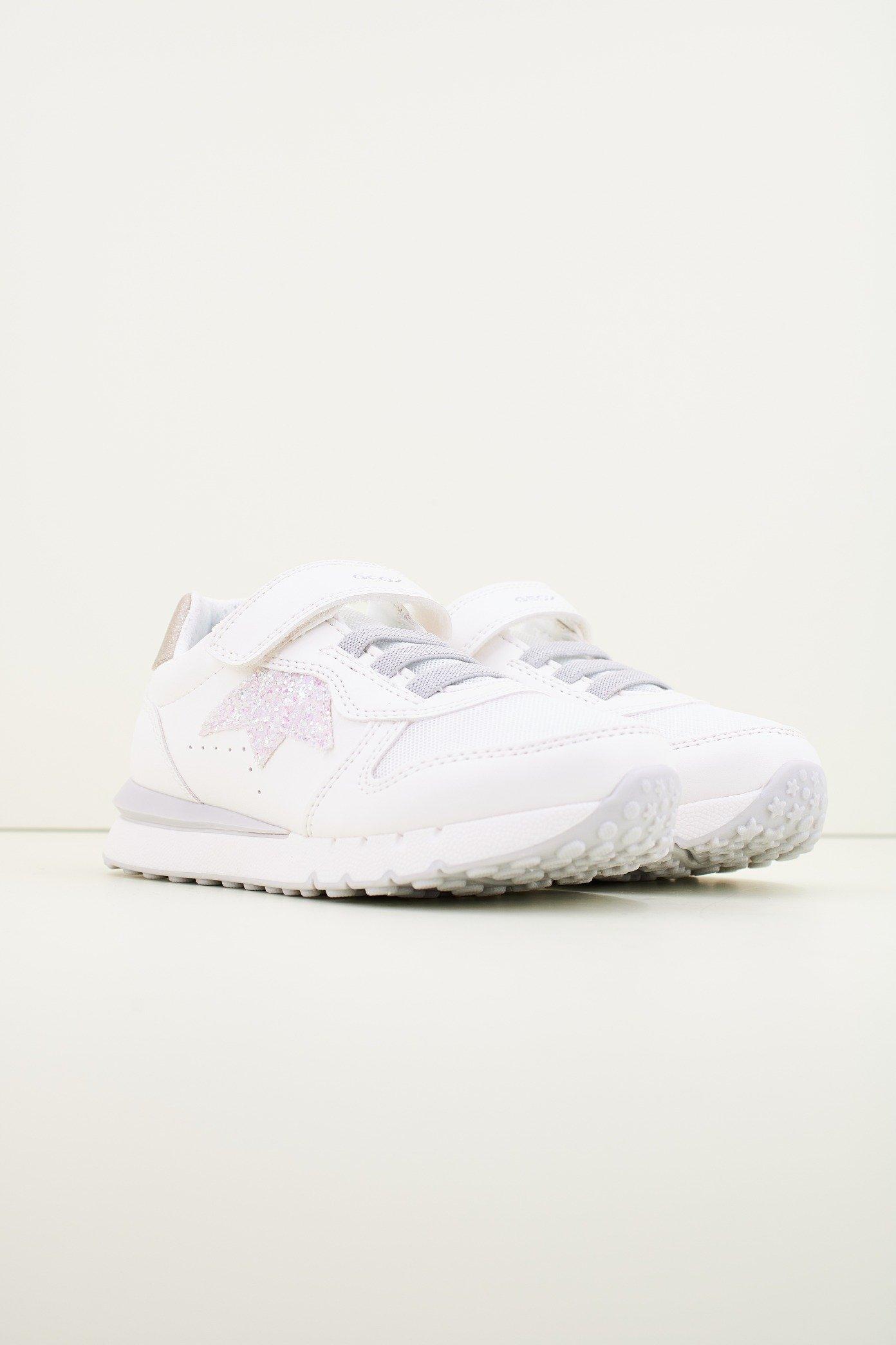 GEOX J FASTICS GIRL en color BLANCO (2)