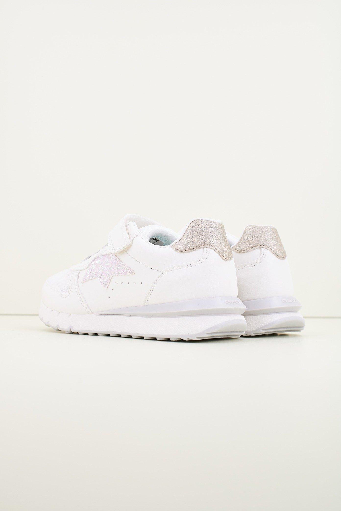 GEOX J FASTICS GIRL en color BLANCO (3)