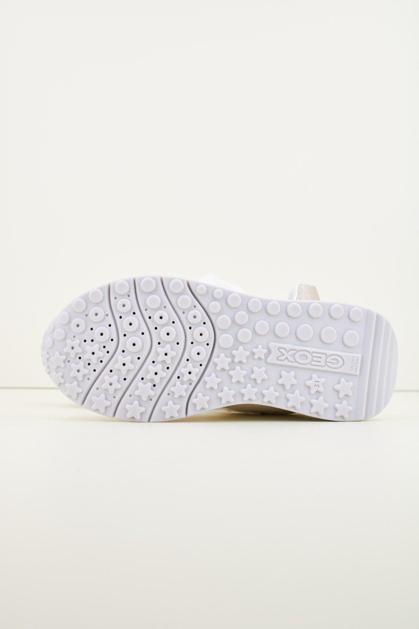 GEOX J FASTICS GIRL en color BLANCO (4)