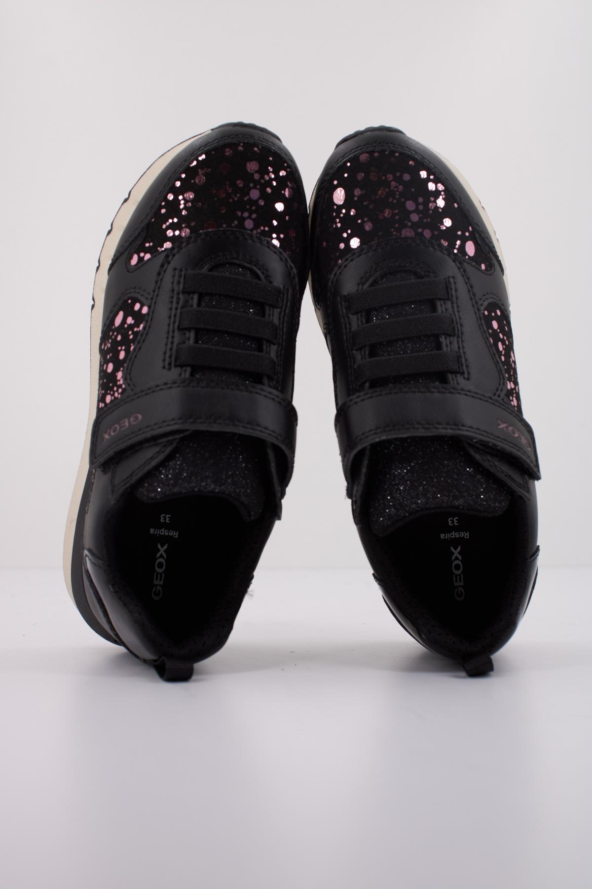 GEOX J FASTICS GIRL en color NEGRO (3)