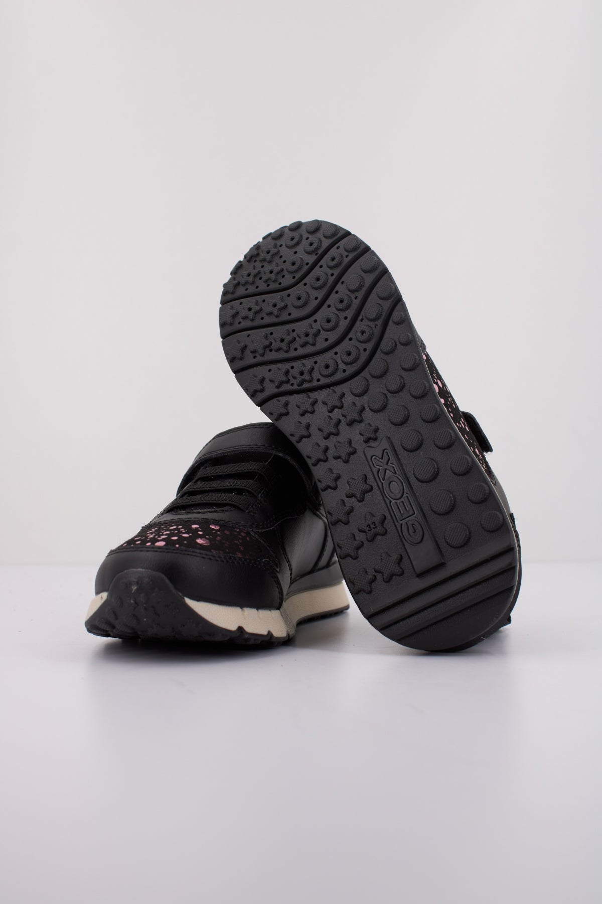 GEOX J FASTICS GIRL en color NEGRO (5)