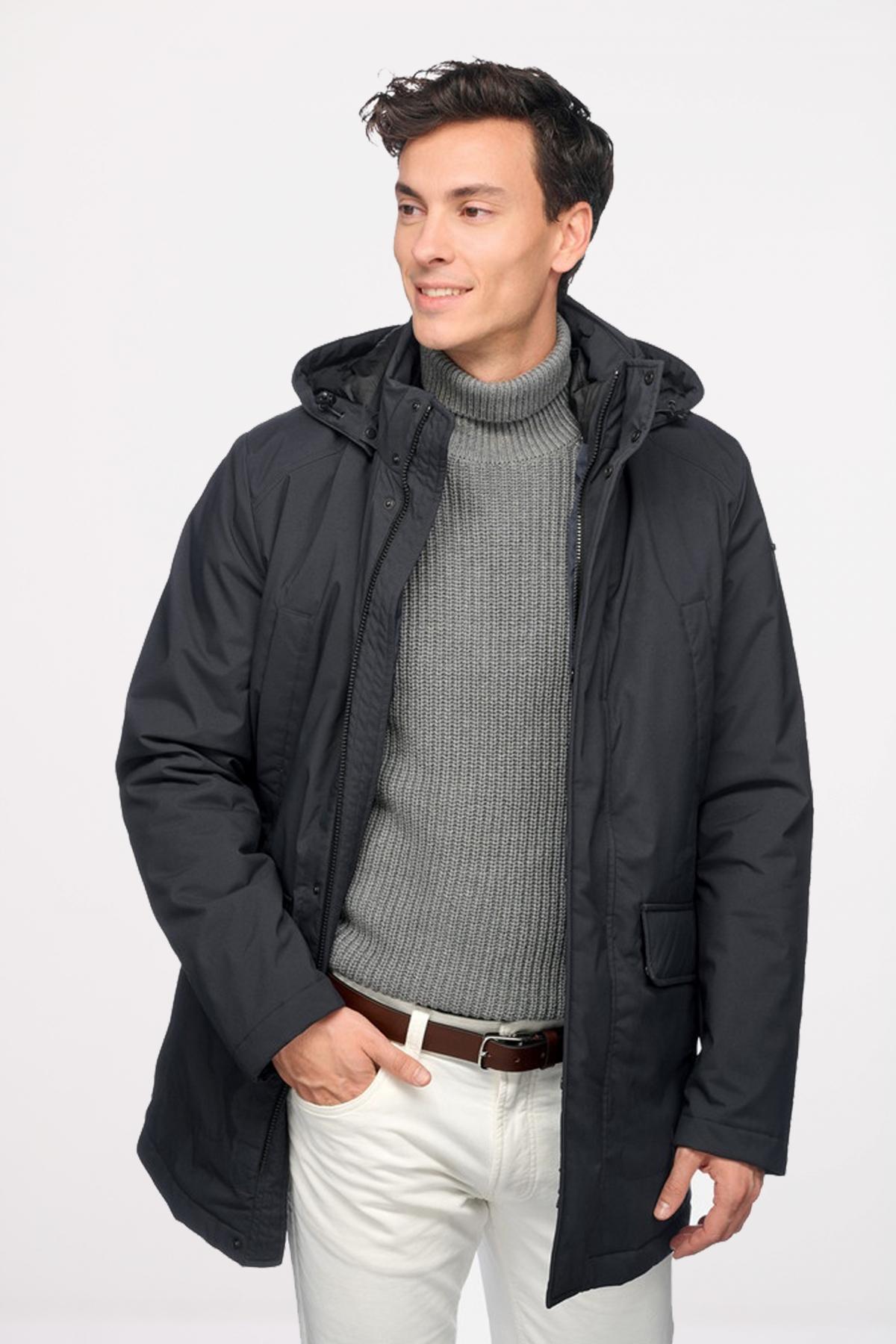 GEOX M ANDALO PARKA en color NEGRO (3)